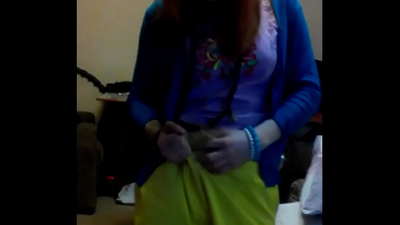 रेडहेड लाइट फेयरी द्वारे हस्तमैथुन व्हिडिओ बंद करा